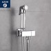 Azos Bidet Faucet Pressurized Sprinkler Head Brass Chrome Cold Water Single Function Balcony Pet Bath Bathroom SquarePJPQ002D - B07D1YD75S